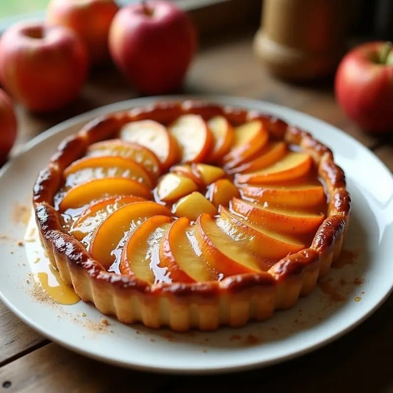 Tatin de Manzana en Airfryer Sin Azúcar: Postre Crujiente y Saludable en 25 Minutos