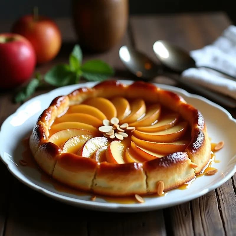 Tarte Tatin de Manzana Caramelizada: Receta en Horno sin Voltear