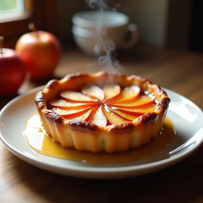 Tart Tatin de Manzana Caramelizada: Receta Fácil en Olla Superpuesta sin Vigilar