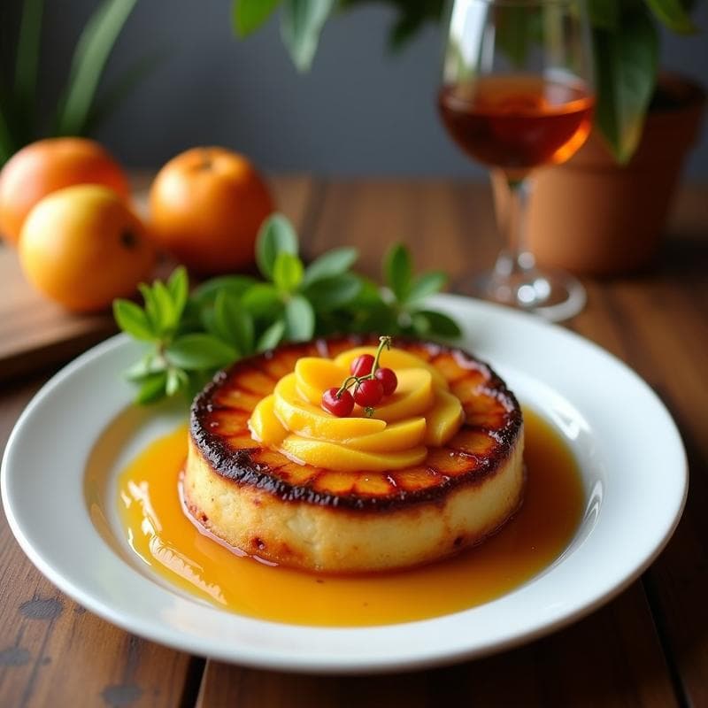 Tatin de Manzana y Jengibre: Postre Francés Sin Gluten y con Base de Avena