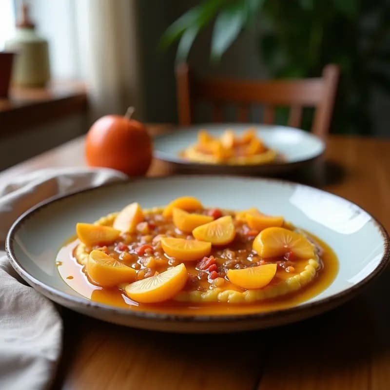 Tatin de Manzana y Perlitas de Maíz: Postre Francés con Toque Mexicano