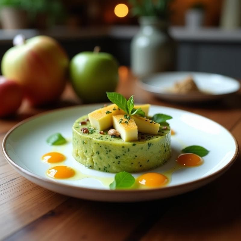 Tartar de Pepino y Manzana Vegano: Receta Fresca y Sin Cocción en 10 Minutos