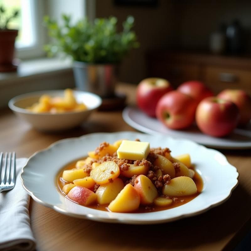 Tatin de Manzana en Olla Lenta: Postre Francés con Caramelo Perfecto en 4 Horas