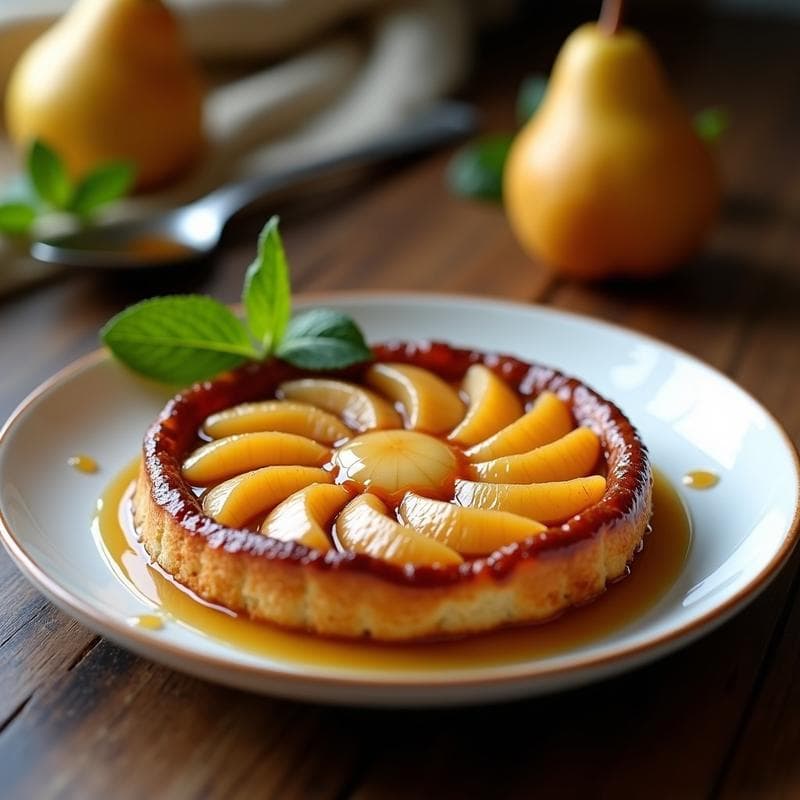 Tatin de Pera Caramelizada: Receta Fácil en Thermomix con Toque Gourmet