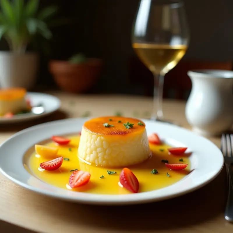Tatin de Piña y Jengibre: Postre Francés Keto Sin Azúcar al Revés