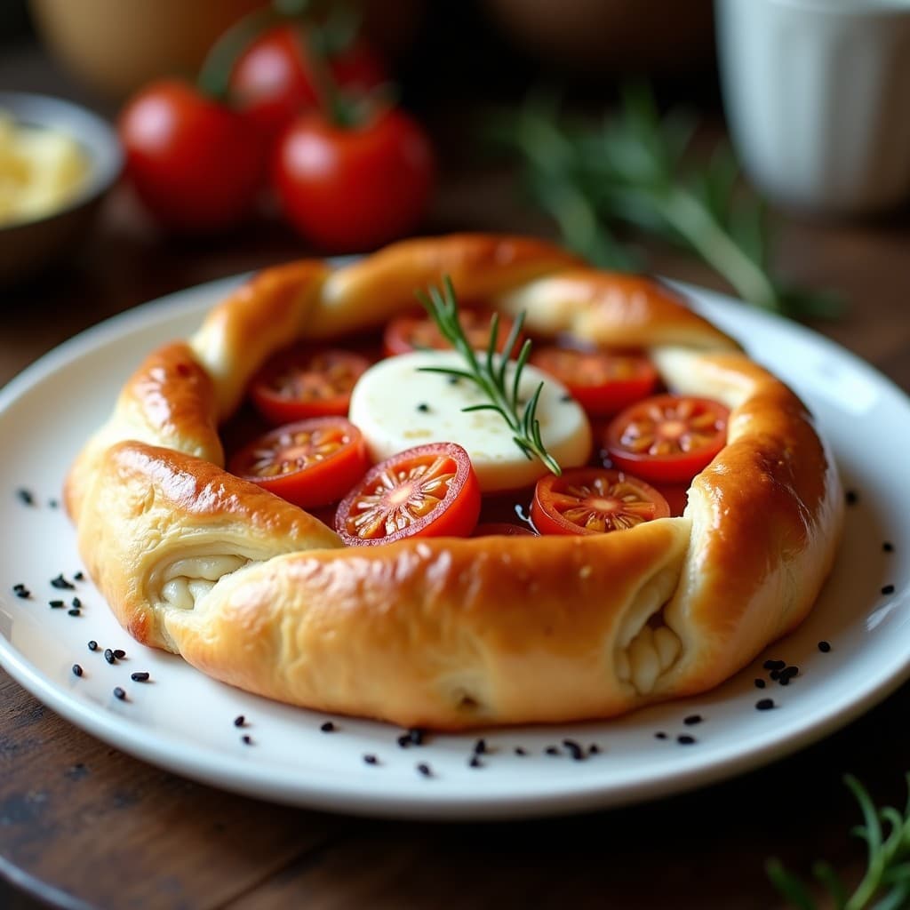 Tatin de Tomate Cherry y Queso de Cabra: Postre Salado Francés en Airfryer Sin Aceite