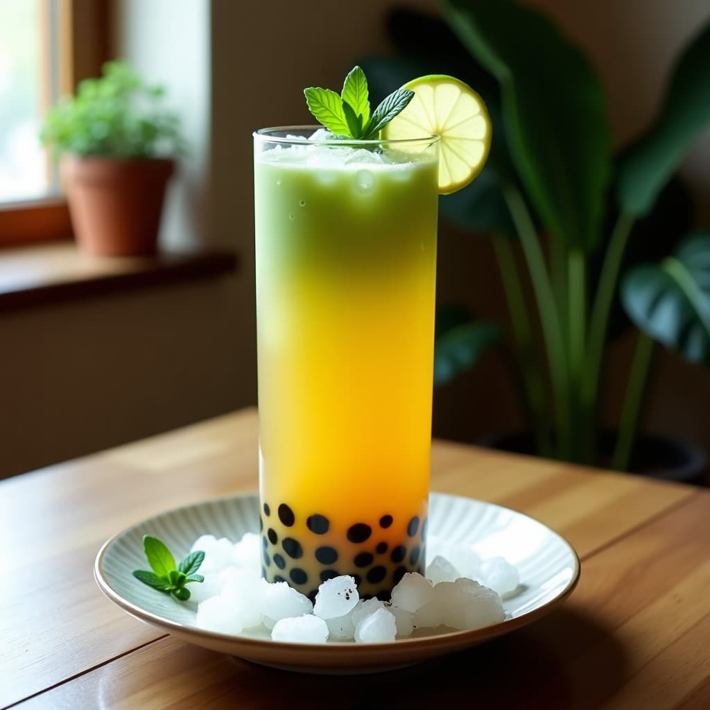 Té de Burbujas de Maracuyá y Aloe Vera: Bebida Refrescante Taiwanes Sin Azúcar