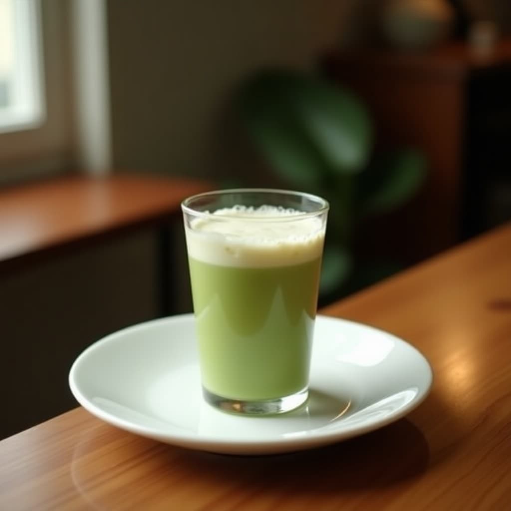 Té de burbujas de Matcha y Leche de Coco: Bebida Vegana y Antioxidante