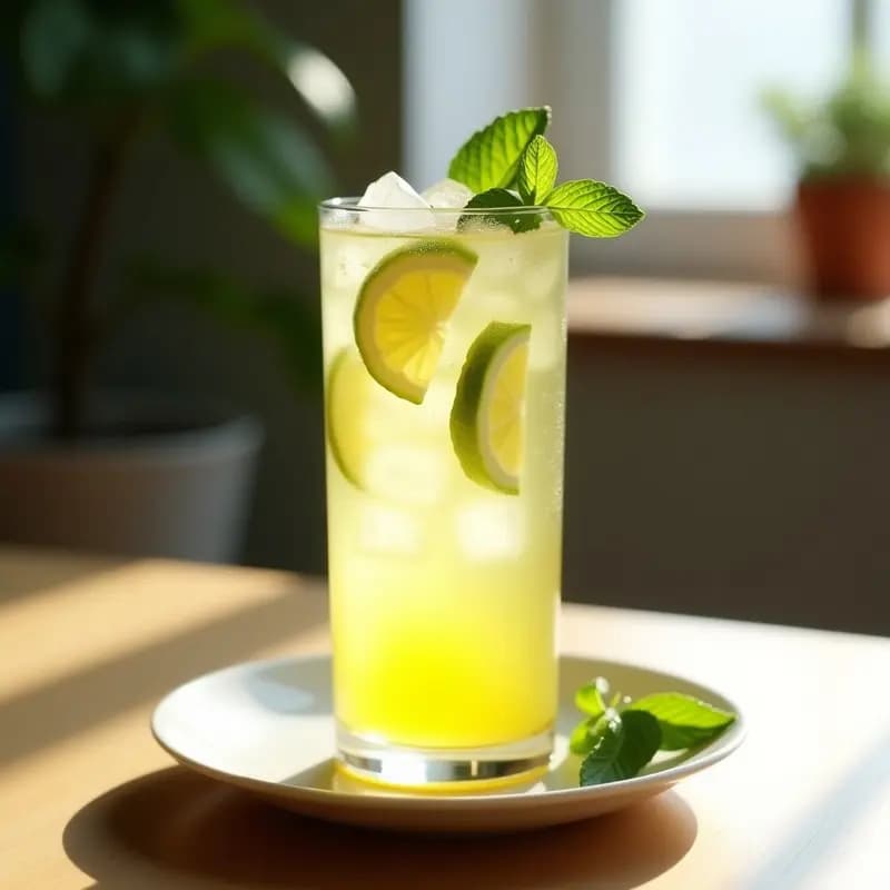 Té de Burbujas de Yuzu y Limón: Bebida Japonesa Sin Azúcar y Estimulante