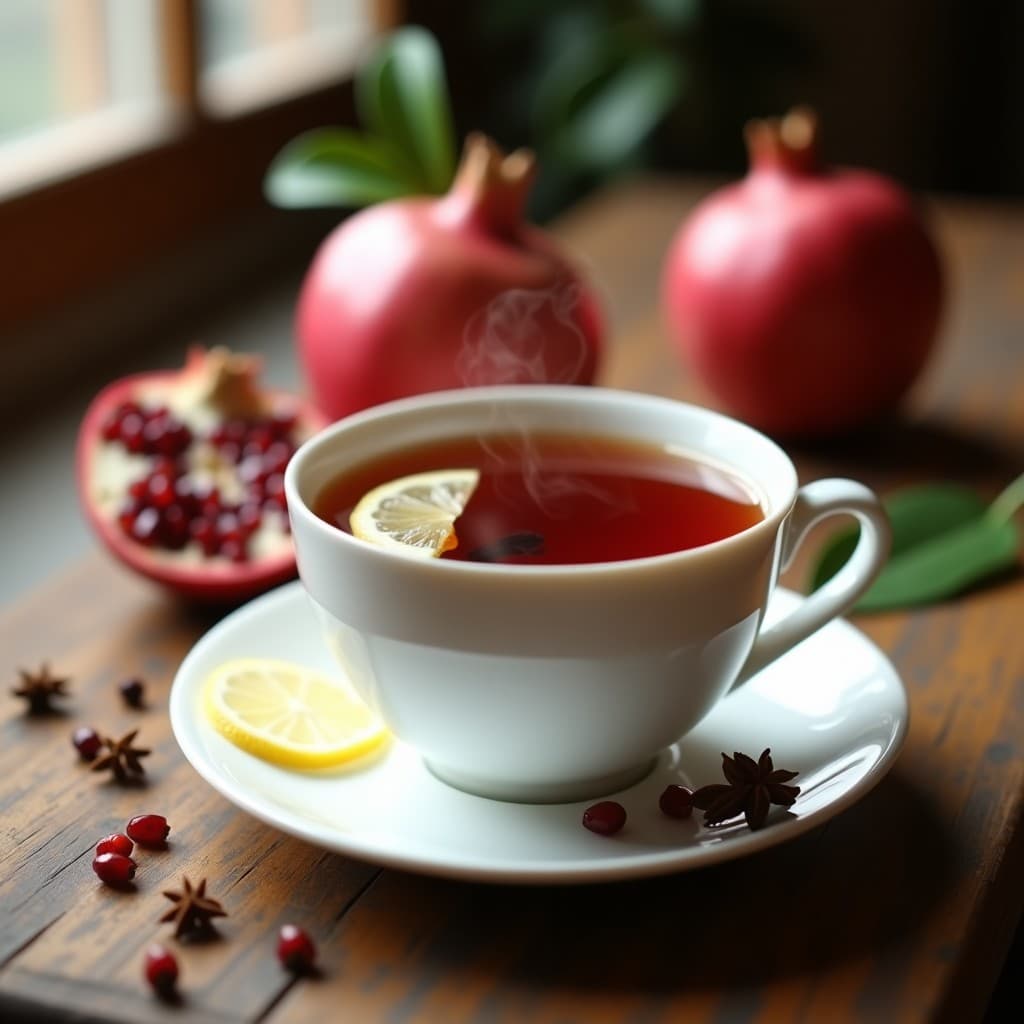 Té de Cáscara de Granada y Clavo: Bebida Antioxante y Digestiva en 5 Minutos
