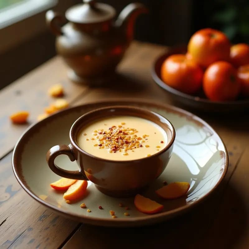 Té Chai con Infusión de Ashwagandha y Leche de Coco: Bebida Ayurvédica Relajante
