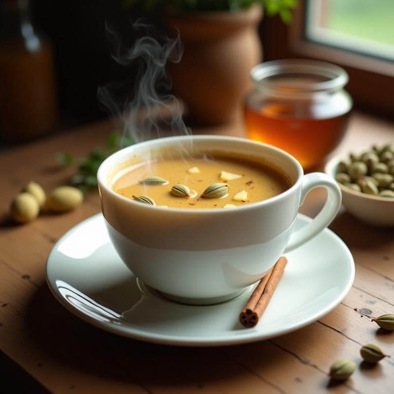 Té Chai con Cardamomo y Jengibre: Bebida Ayurvédica para Activar el Metabolismo