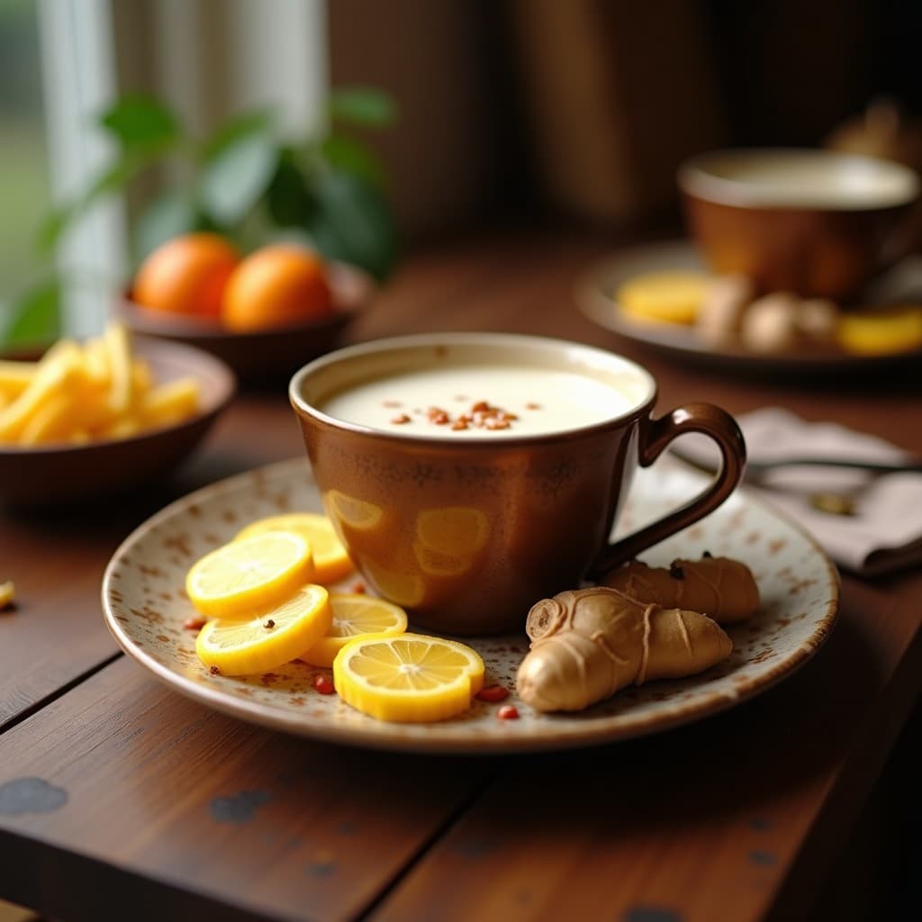 Té Chai Especiado con Leche de Coco y Jengibre Fresco: Receta India Sin Lactosa