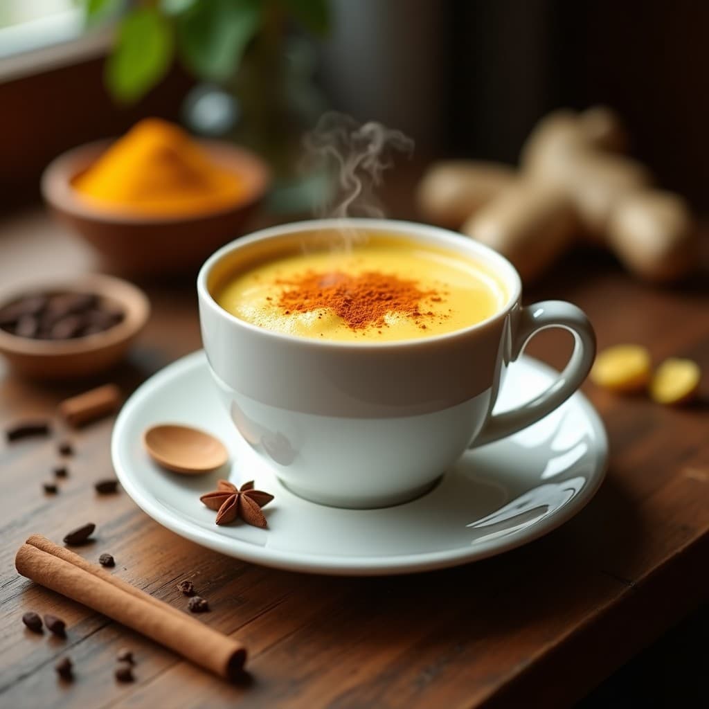 Té Chai de Golden Milk con Pimienta de Cayena: Bebida Antiinflamatoria Ayurvédica
