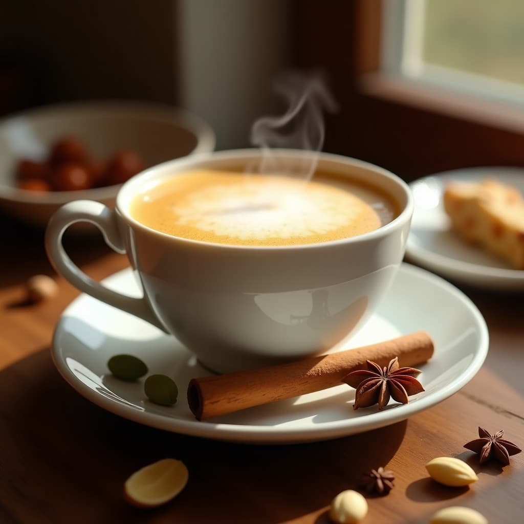 Té Chai con Leche de Almendra y Especias: Bebida Caliente Keto y Sin Lactosa