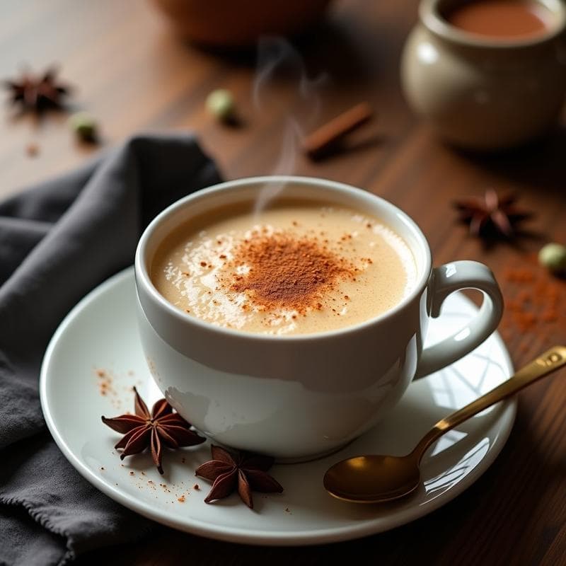 Té Chai con Leche de Almendras y Especias: Bebida Vegana Antiinflamatoria para el Invierno