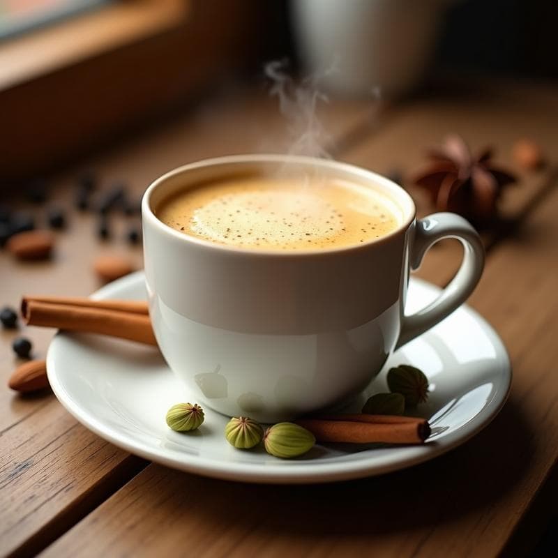 Té Chai con Leche de Almendras y Especias: BebidaCaliente Antiestrés y Sin Lactosa