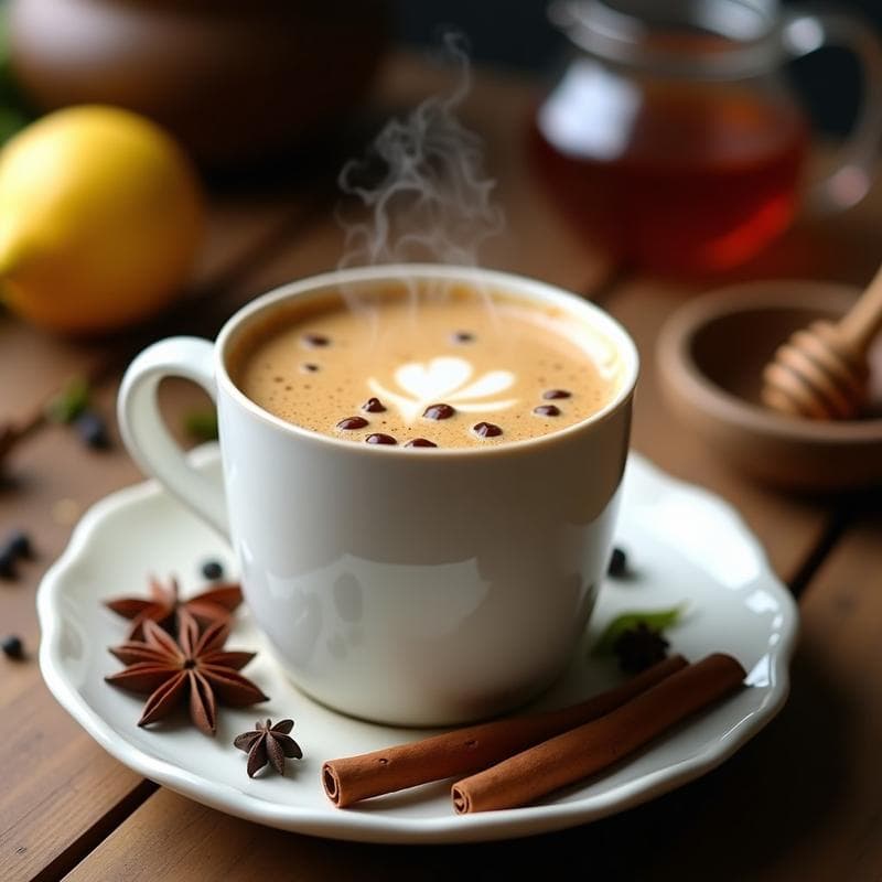 Té Chai con Leche de Avena y Especias: Bebida Indianspiced Reconfortante en 10 Minutos
