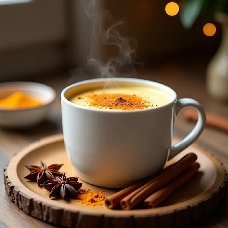 Té Chai Espiciado con Leche de Oat y Vainilla: Bebida Caliente Sin Cafeína