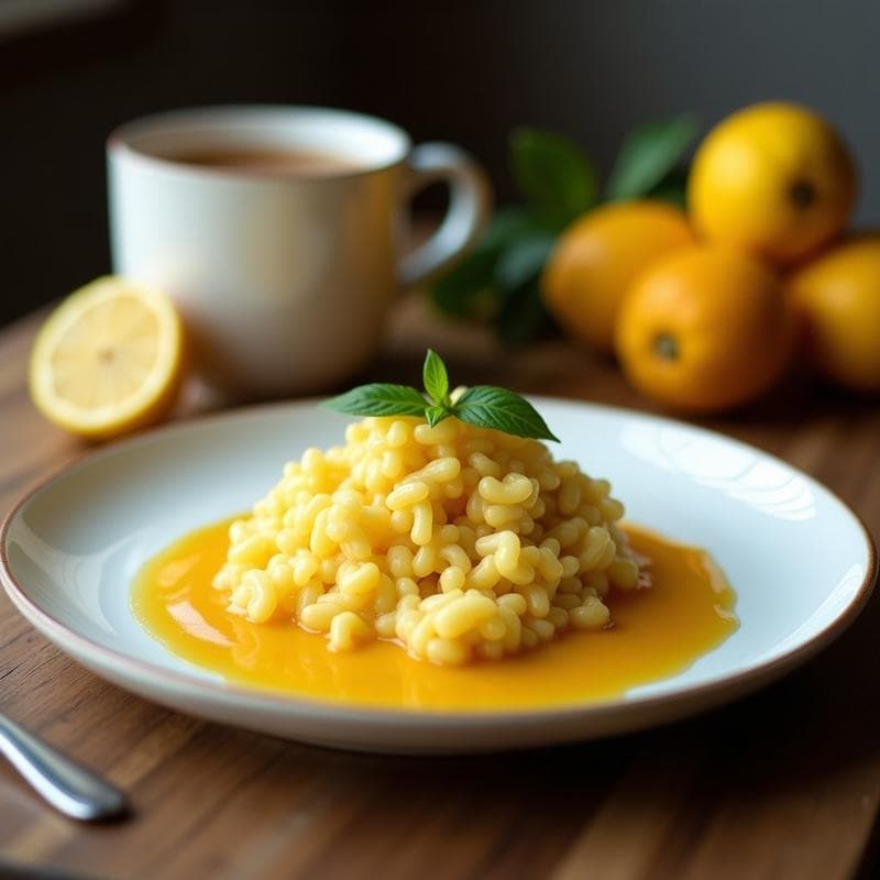 Té Frío de Cardamomo y Naranja Sanguina con Burbujas de Limón: Bebida Veraniega y Aromática