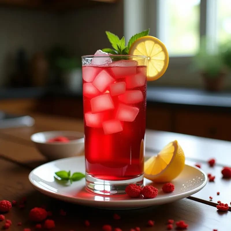 Té Frío de Hibisco y Ginseng: Bebida Coreana Energizante y Antioxidante Sin Cafeína