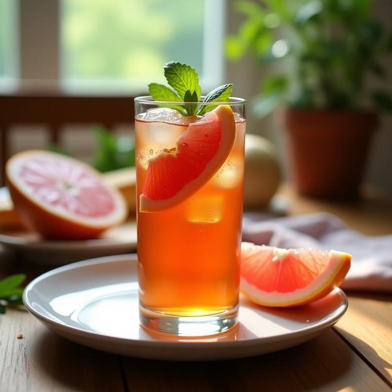 Té Frío de Rooibos y Pomelo Rosa: Bebida Detox y Antioxidante para el Verano