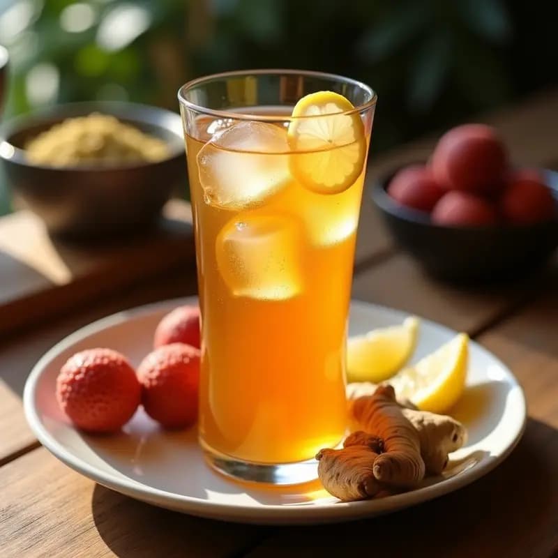 P古老的 (Pú Lǎo Guǒ) Té de Frutas Chinas Fermentado con Jengibre: Bebida Tradicional Probiótica y Energizante