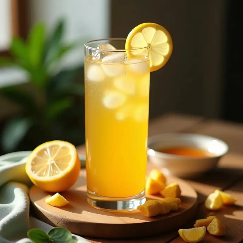 Té de Hojas de Guayaba y Jengibre con Burbujas de Limón: Bebida Detox Filipina y Antiinflamatoria