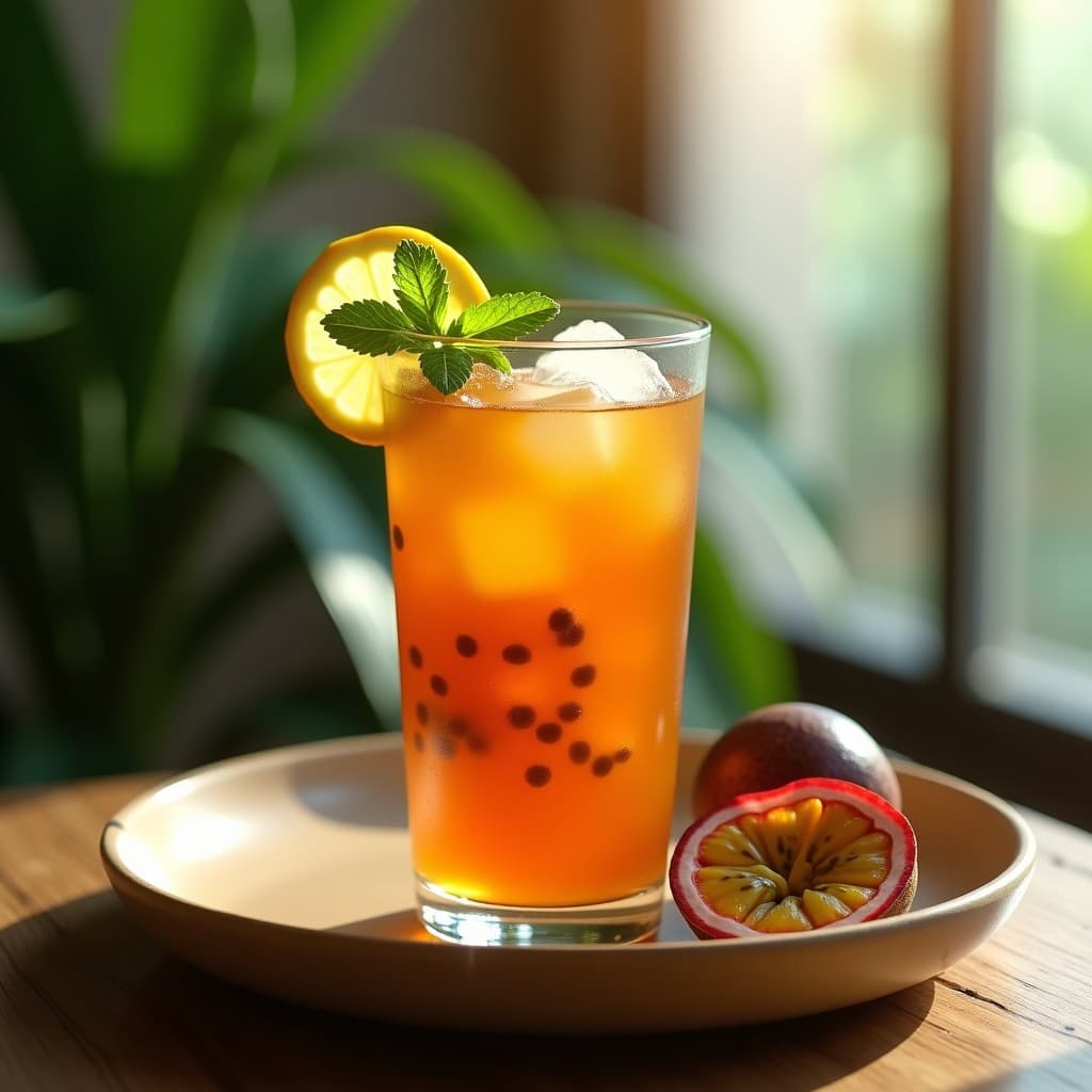 Té Helado de Hongos Reishi y Maracuyá: Bebida Funcional Brasilera Antiestrés