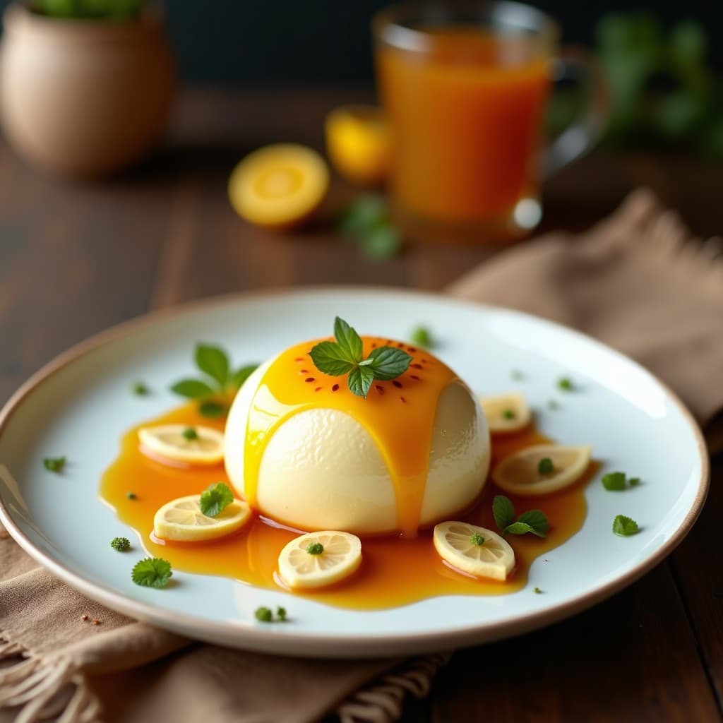 Té Helado de jazmín con Burbujas de Limón y Miel de Agave: Bebida China Refrescante