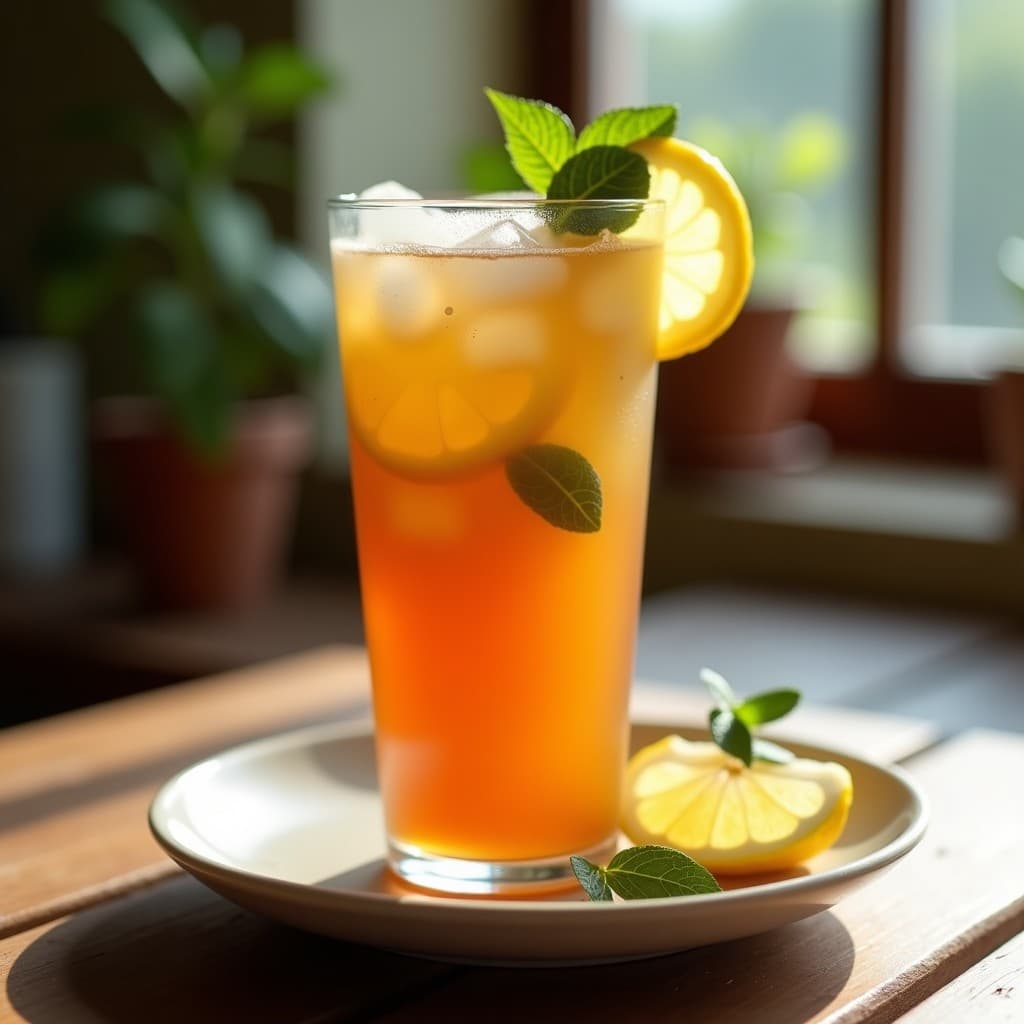 Té Helado de Lapacho y Limón con Stevia: Bebida Argentiná Refreshing y Sin Cafeína