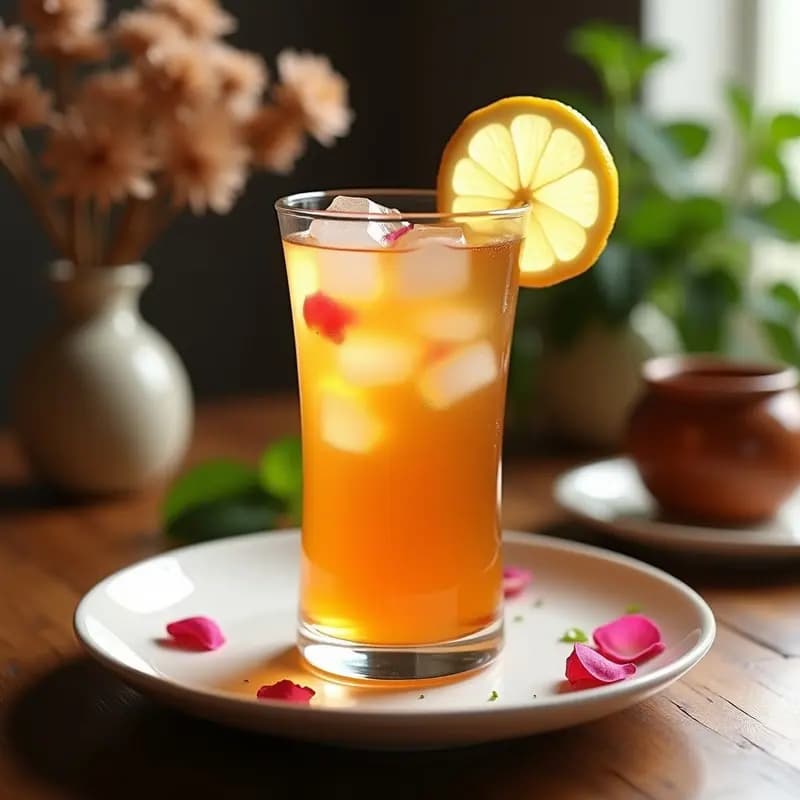 Té Helado de Lotus y Rosa Mosqueta: Bebida Egipcia Relajante con Propiedades Antienvejecimiento