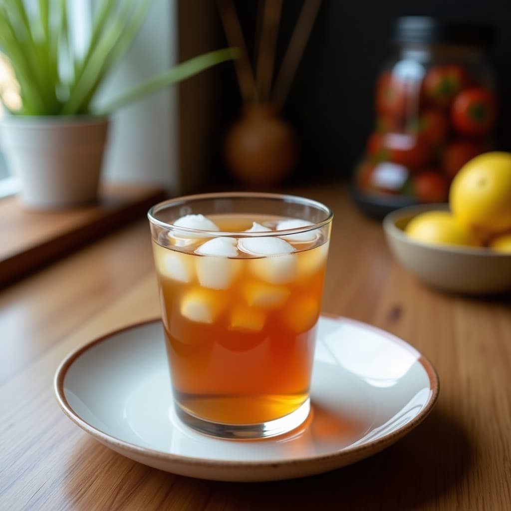 Té Helado de Rooibos con Leche de Coco y Esencia de Vainilla: Bebida Sudafricana Detox