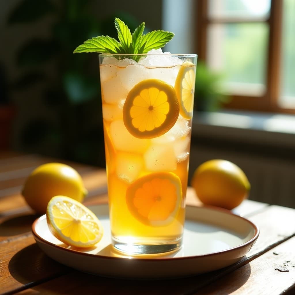 Té Helado de Rosa Mosqueta y Limón: Bebida Detox Argentina Sin Cafeína para el Verano