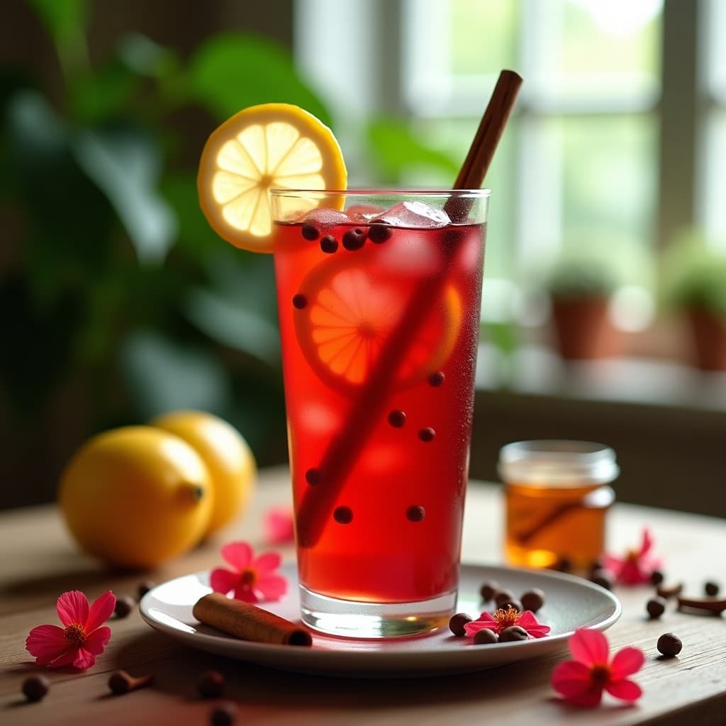 Té de Hibisco y Clavo con Toque de Canela: Bebida Detox y Sin Cafeína para el Verano