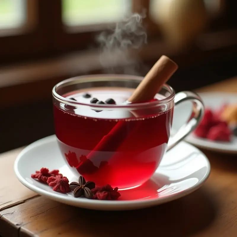 Té de Hibisco y Clavo con Canela: Infusión Egipcia Relajante y Digestiva