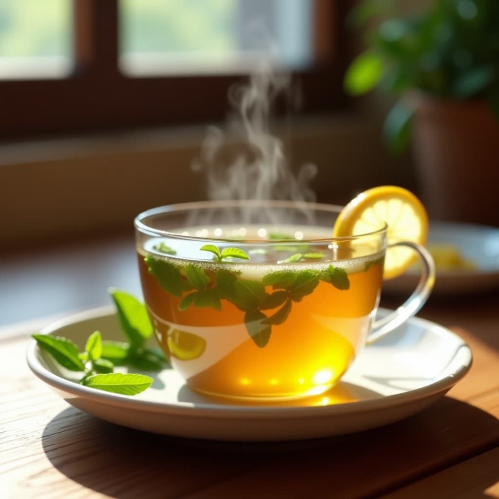 Té de Hierbabuena y Limón Verbena con Miel de Agave: Bebida Relajante en 5 Minutos