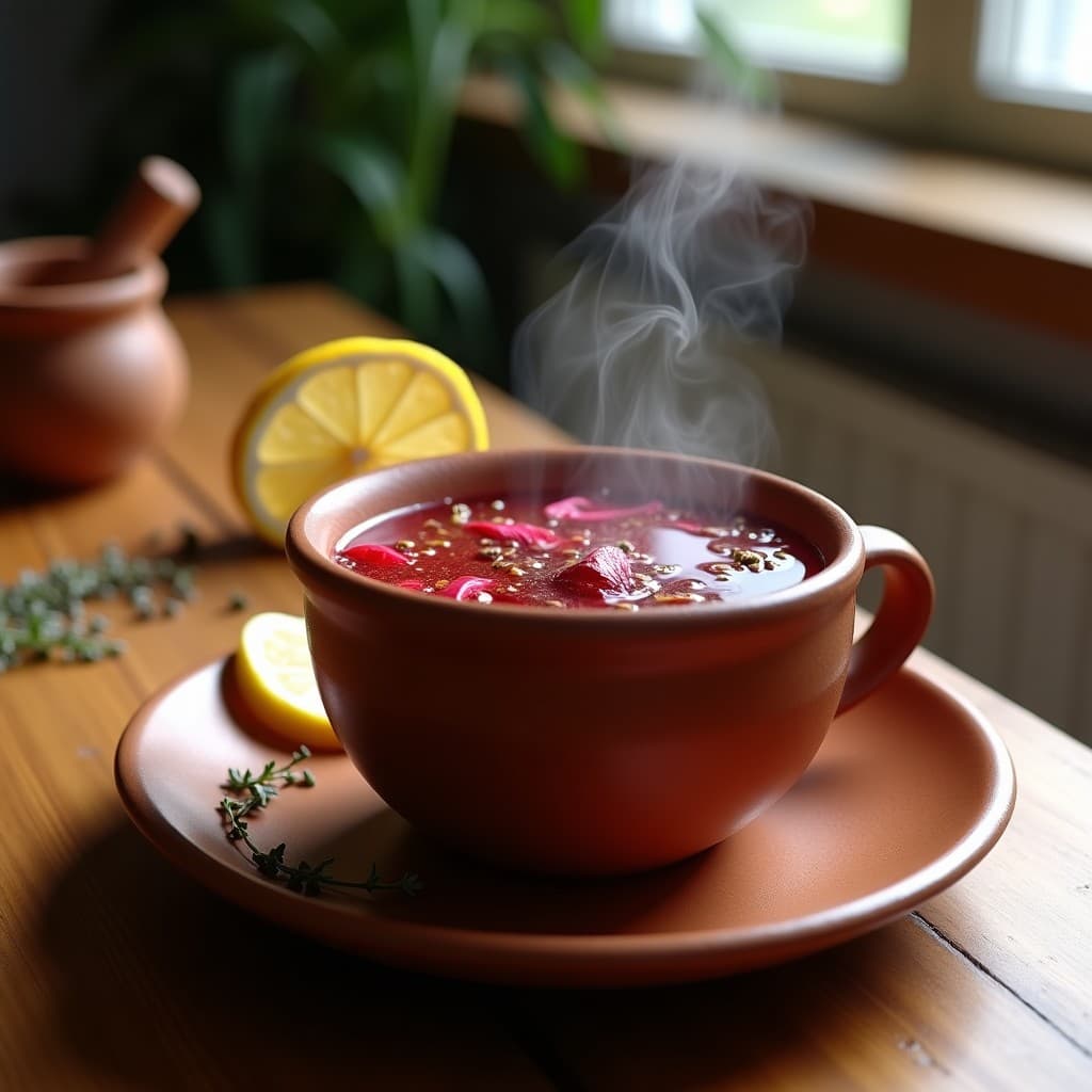 Té de Hierbas Andinas con Flor de Jamaica: Bebida Detox y Antiinflamatoria en 5 Minutos
