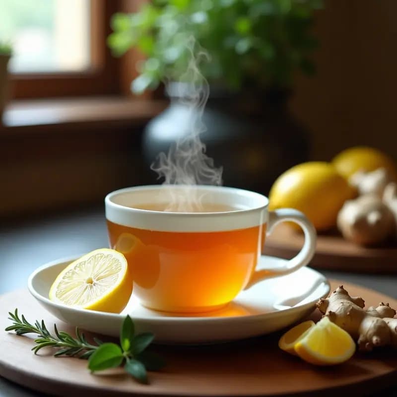 Té de Hierbas Andinas con Limón y Jengibre: Bebida Detox de la Cocina Boliviana