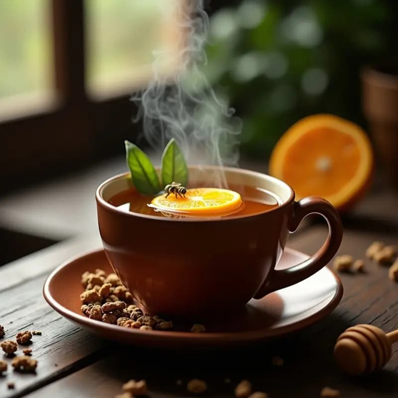 Té de Hierbas Andinas con Miel de Abispa: Bebida Colombiana Relajante y Sin Cafeína