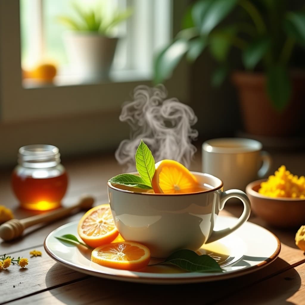 Té de Hierbas con Miel de Eucalipto y Propóleo: Bebida Brasilería Inmunoestimulante