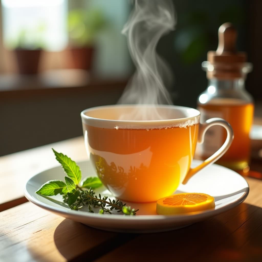 Té de Hierbas con Miel y Propóleo: Bebida Natural para el Sistema Inmunológico