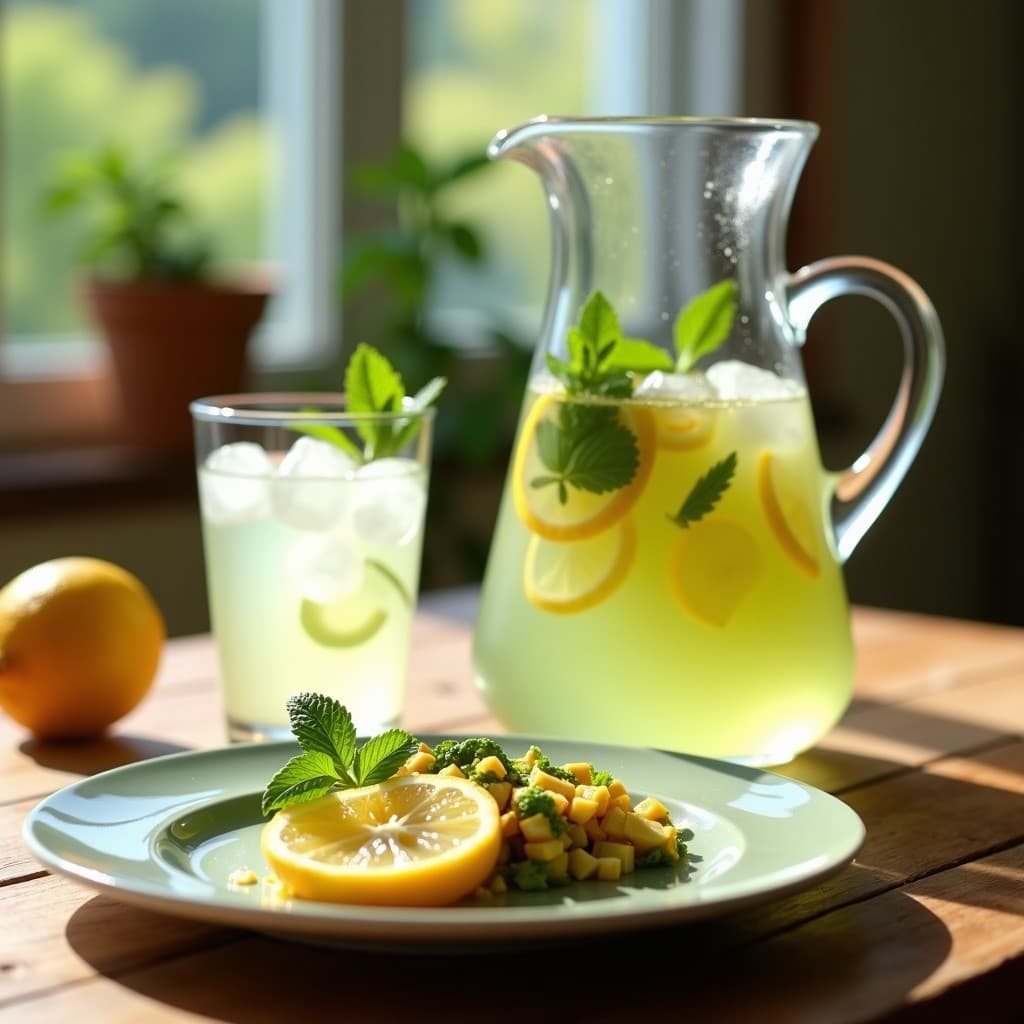 Té de Hierbas Moroccan Mint y Limón Confitado: Bebida Refrescante y Digestiva en Frío