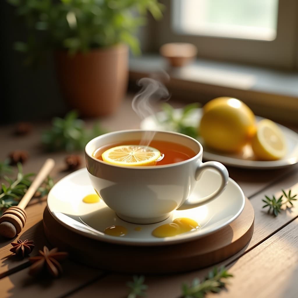 Té de Hierbas Morunas con Miel y Limón: Bebida Tradicional para Refuerzo Inmunológico