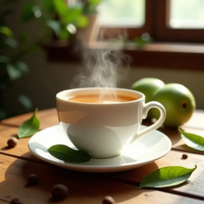Té de Hojas de Guayaba y Clavo de Olor: Infusión Tropical Sin Cafeína para la Digestión