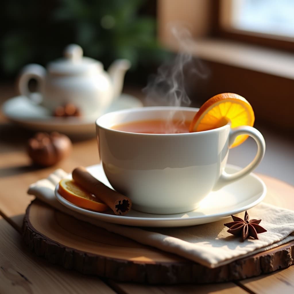 Té de Hongos Reishi y Canela: Bebida Inmunoestimulante y Relajante para Noches de Invierno