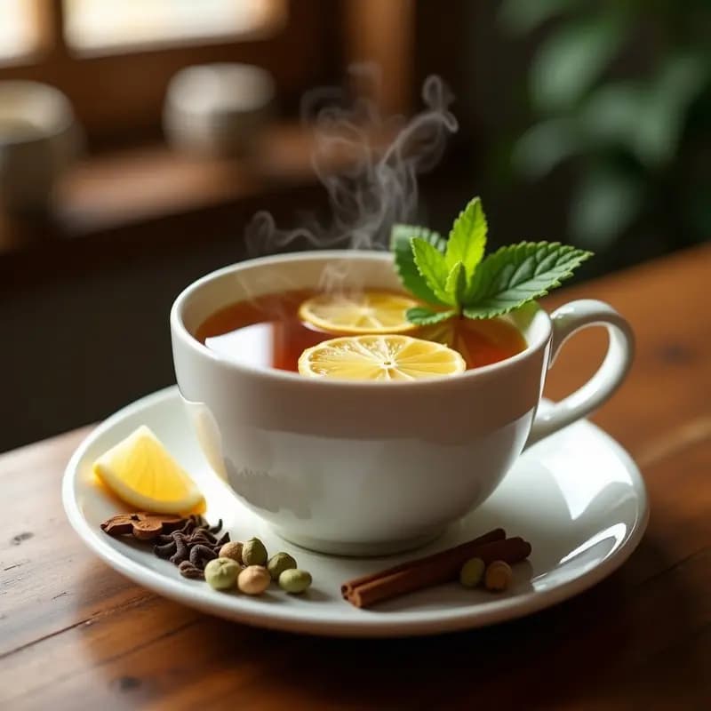 Lassan Ki Chai: Té Indio con Jengibre y Especias para Digestion Lenta