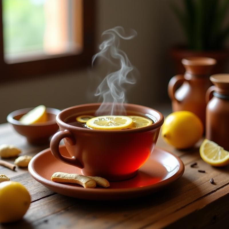 Té de Jaboncillo con Jengibre y Limón: Bebida Tradicional Mexicana para la Gripe