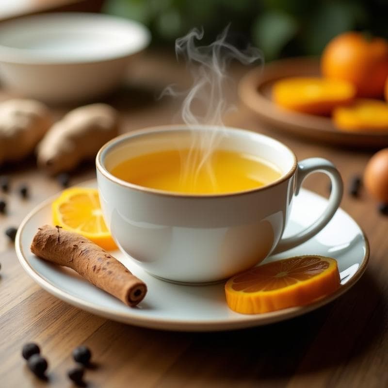 Té de Jengibre y Cúrcuma con Pimienta Negra: Infusión Antiinflamatoria para Quemar Grasas