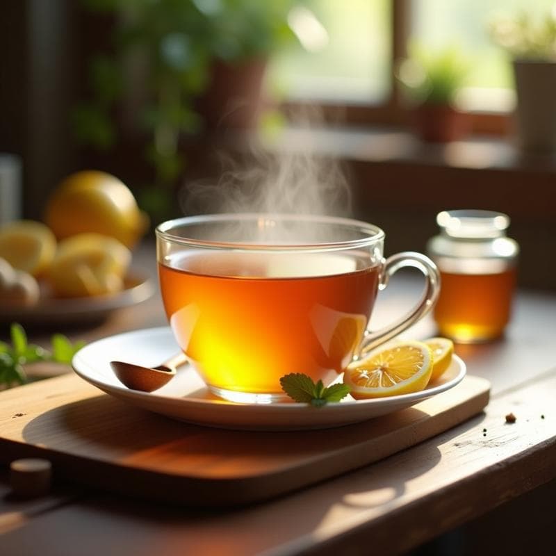 Té de Jengibre y Limón con Miel de Manuka: Bebida Antiinflamatoria para el Sistema Inmune